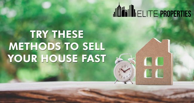 Try These Methods To Sell Your House Fast